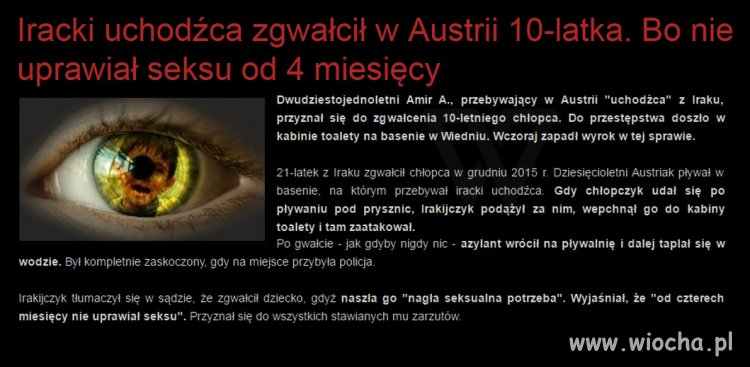 "Bo nie uprawiał seksu od 4 miesięcy"