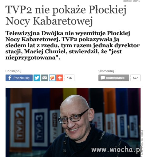 Nie będzie kabaretu. 