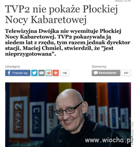 Nie będzie kabaretu. 