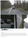 Gnida nie człowiek wyrzucił na drodze psa.