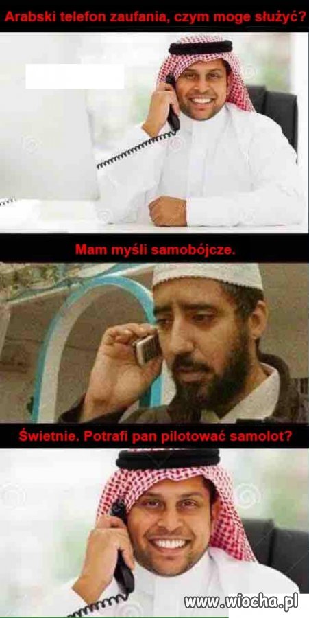 Arabski telefon zaufania