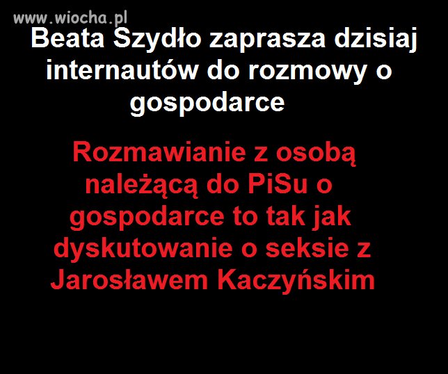 A ktoś z pis-u coś 