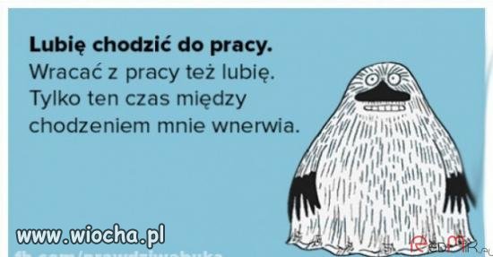 Chodzenie do pracy 