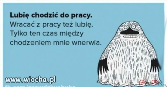 Chodzenie do pracy 