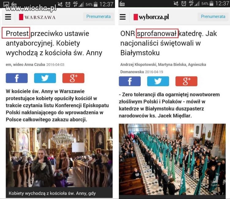 Protest a profanacja
