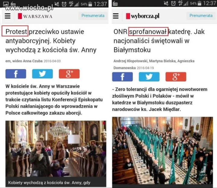 Protest a profanacja