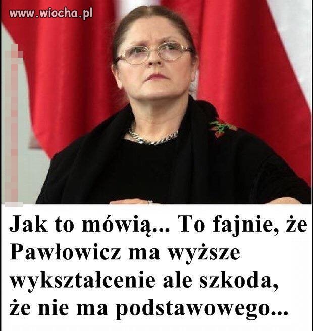 Z Grodzkiej się nabijacie a ta niby...baba