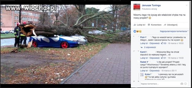 Tuning z obniżonym zawieszeniem 