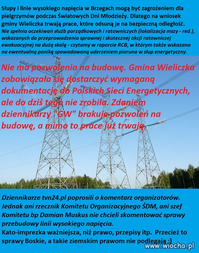 Przenoszą linie wysokiego napięcia, 