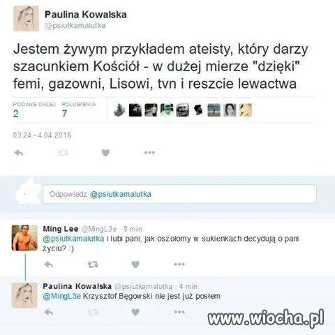 Podzielam jej zdanie...