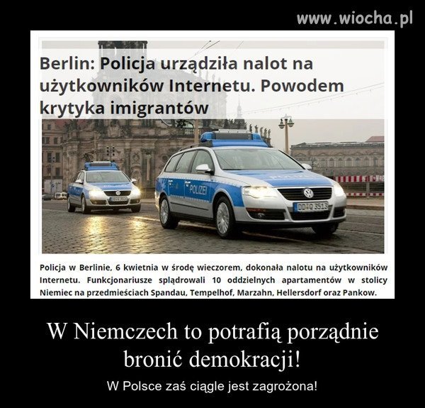 Niemiecka "demokracja". Wzór do naśladowania.
