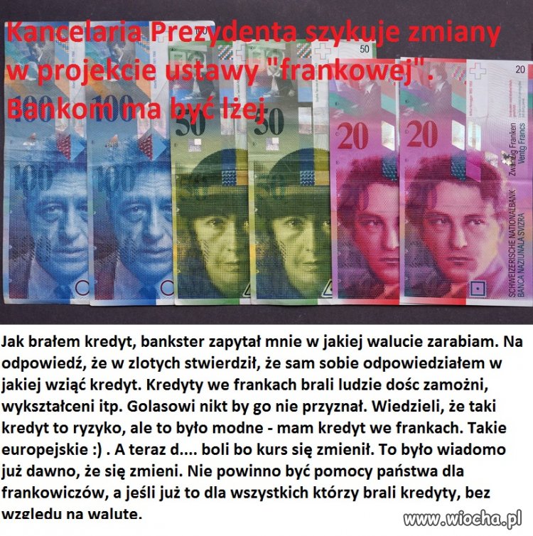 Zamieszania z frankowiczami ciąg dalszy