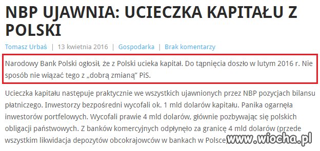 Że miliardy są wypompowywane nie usłyszysz w TVPis 