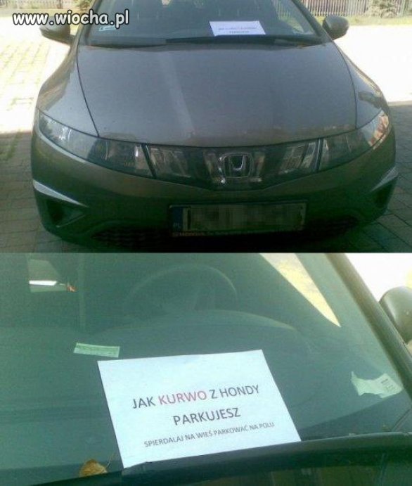 Nauka parkowania.