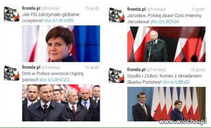 Poziom wazeliniarstwa na Frondzie...  