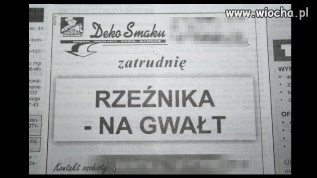 Na gwałt ?