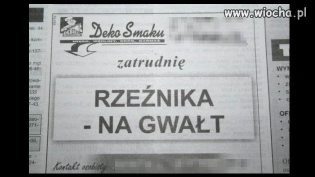 Na gwałt ?
