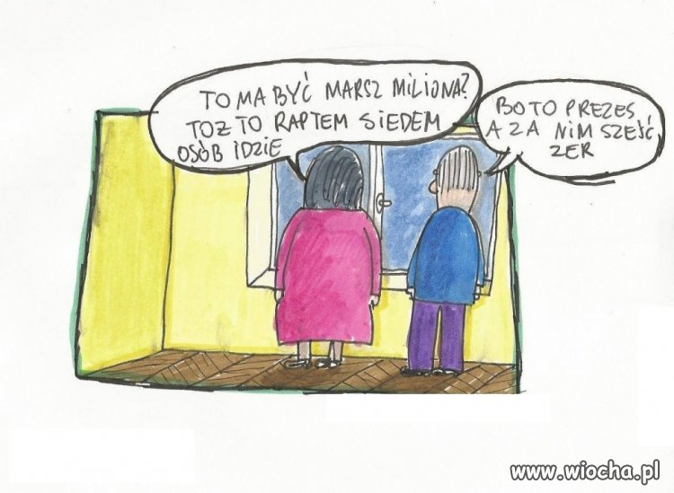 Prezes a za nim...