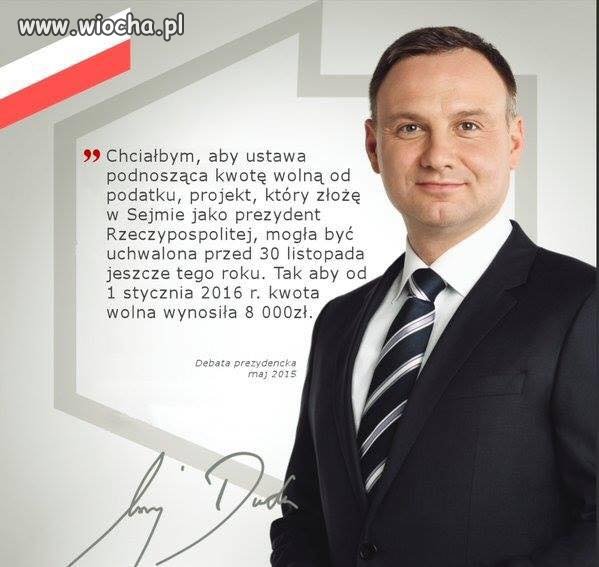 Chciał ...