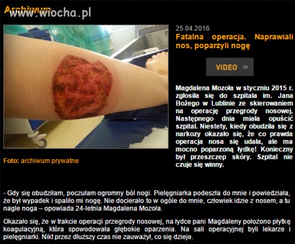 Tymczasem w pewnym szpitalu