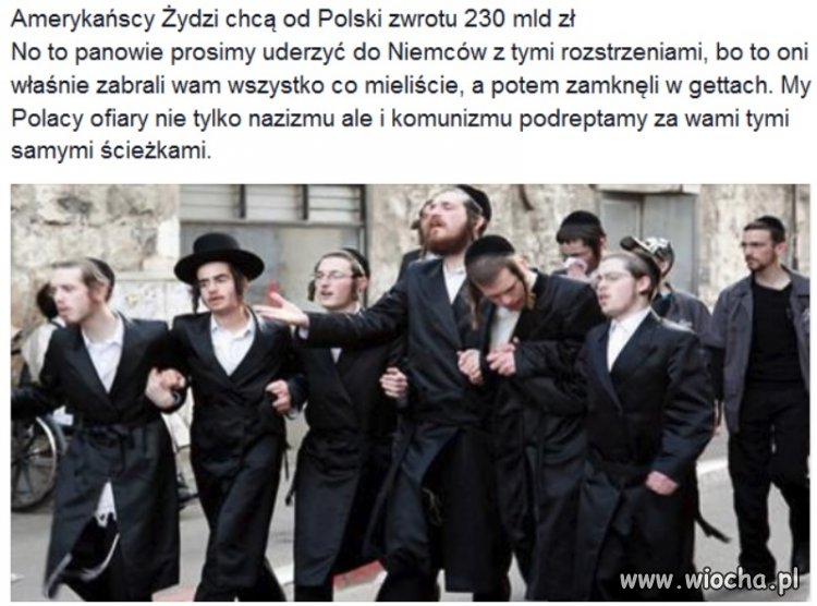 A kto nam odda kasę za zniszczoną Polskę ?