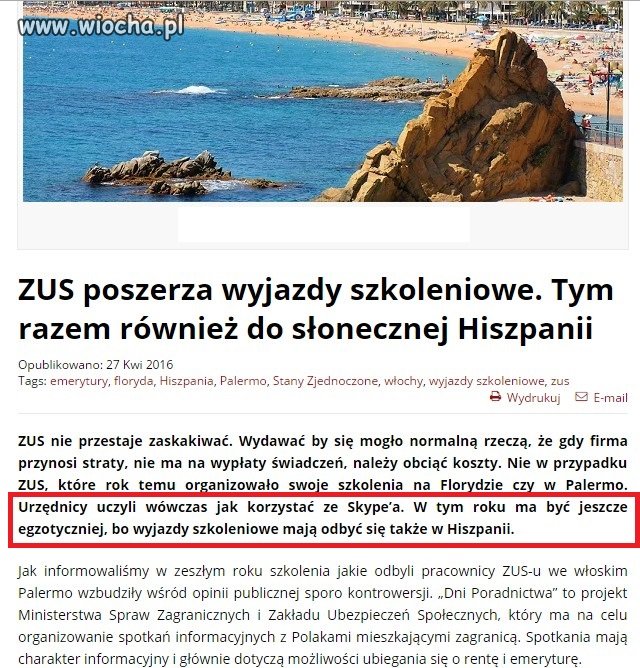 Poważne wyjazdy