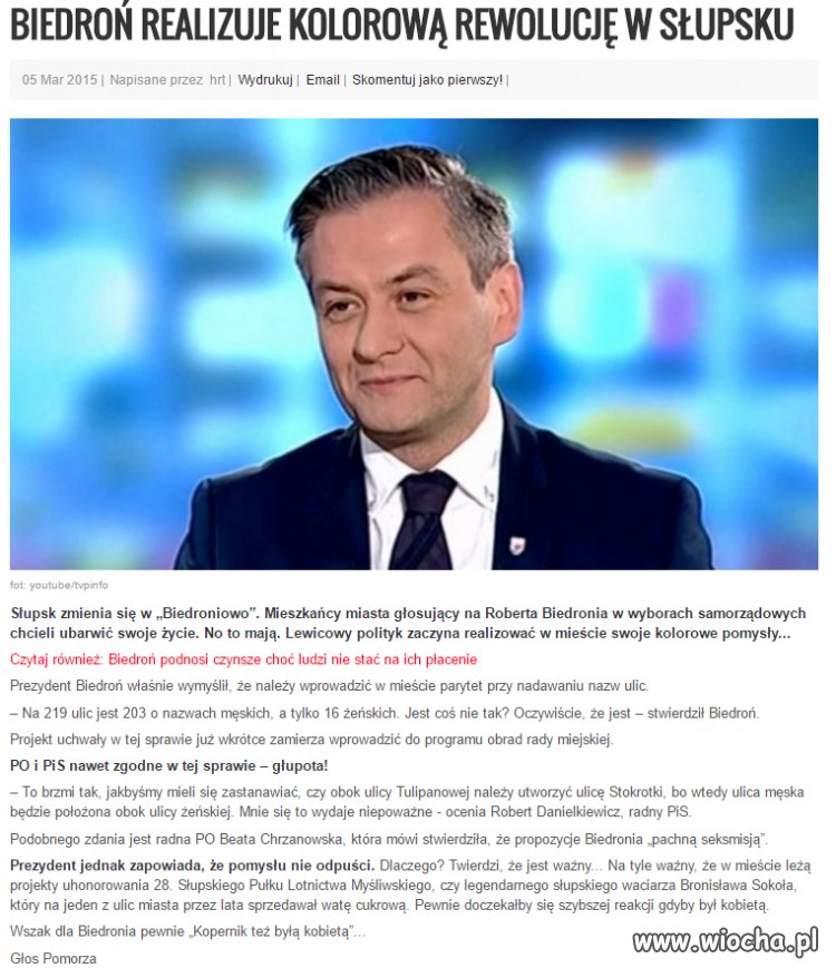 Wyborcy chcieli "nowoczesności" to mają.