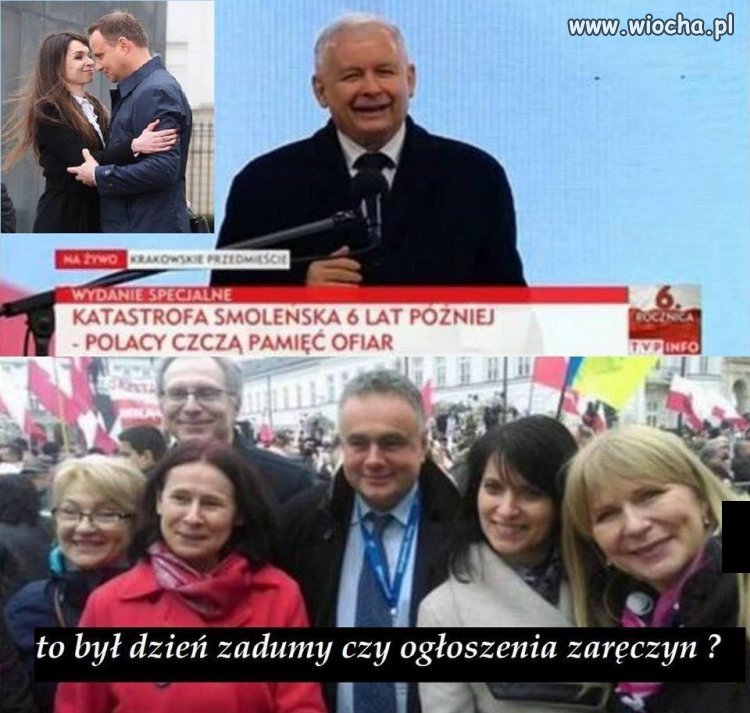 Grobowe miny w 6 rocznice "Zamachu" 
