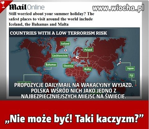 Nie może być! Polska jest najbezpieczniejsza?