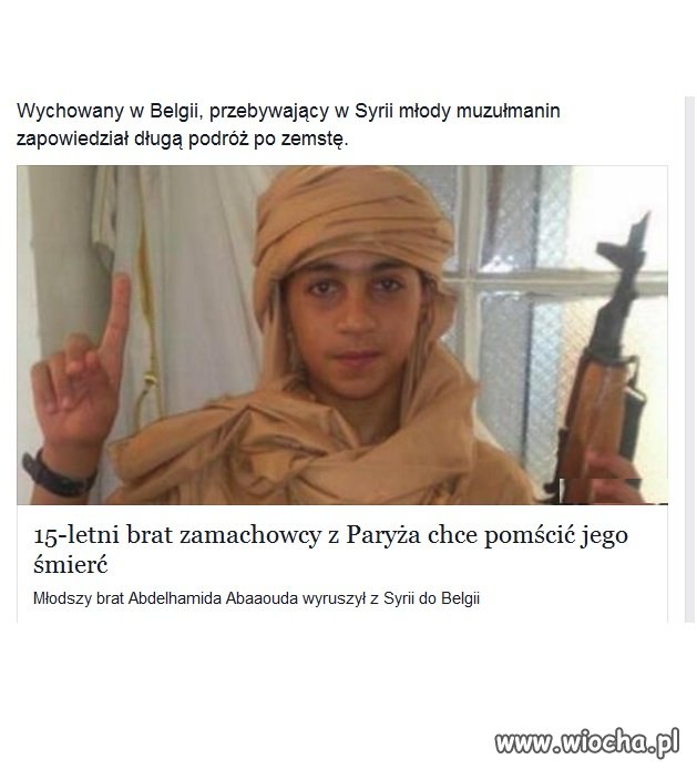 Młody Syryjczyk jedzie się rozerwać do Belgii.