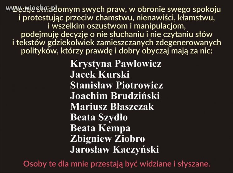 Popieram i stosuję.