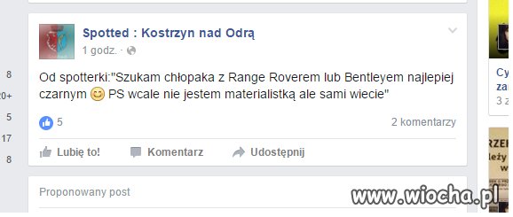 Wcale nie jest materialistką