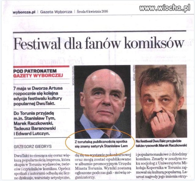 Lem żyje 