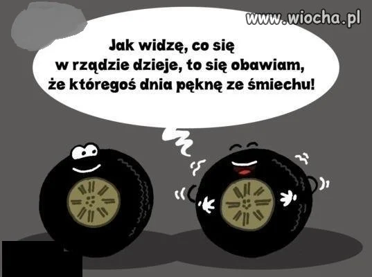 Opony śmieszkują