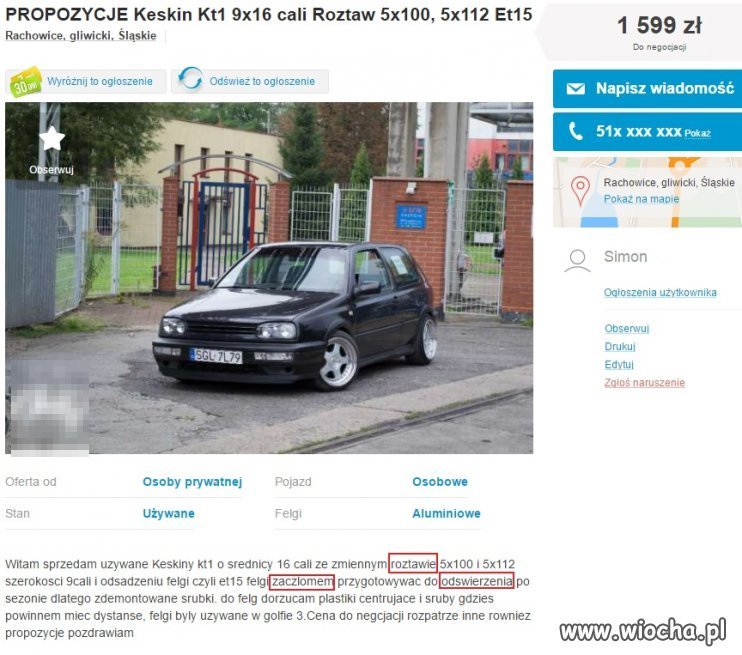"Rozpatrze inne rownież propozycje pozdrawiam"