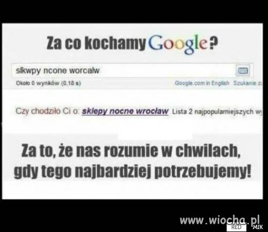 Kochane Google 