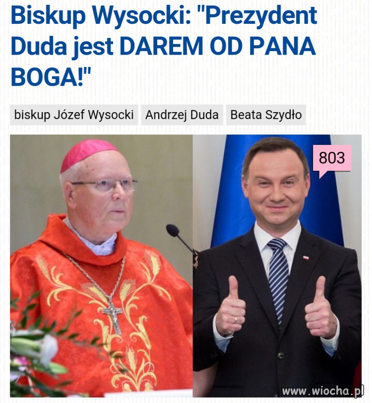 A ja głupi myślałem, że został poczęty  naturalnie