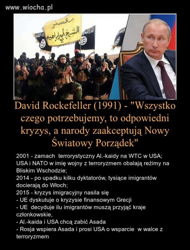 Wszystko czego potrzebują to odpowiedni kryzys.