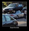 Zaparkowała