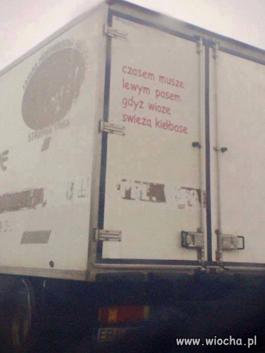 Ciężarówka z towarem  