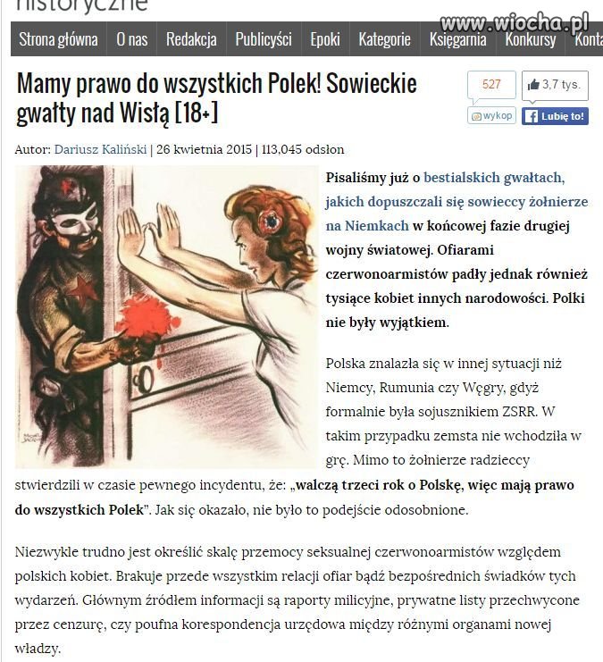 Niby dlatego mamy trzymać im pomniki?