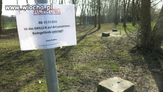 Zakaz grilowania w Niemczech.