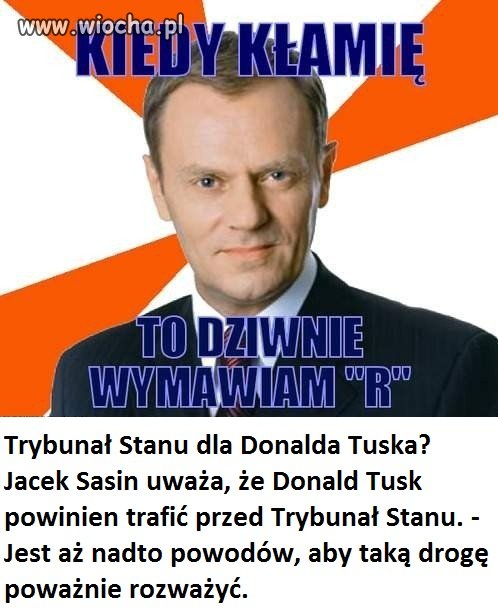 Trybunał Stanu dla Donalda Tuska?