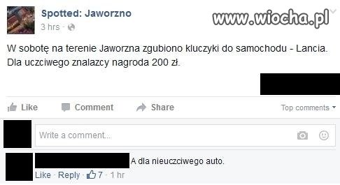 Zgubiono kluczyki