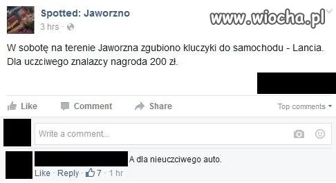Zgubiono kluczyki