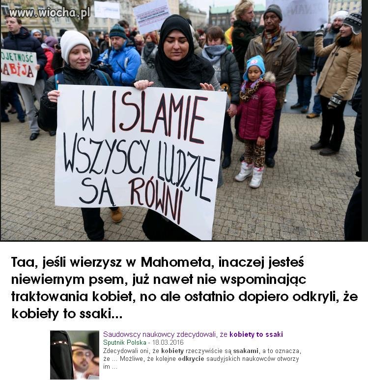 W Islamie wszyscy równi? Większej głupoty nie