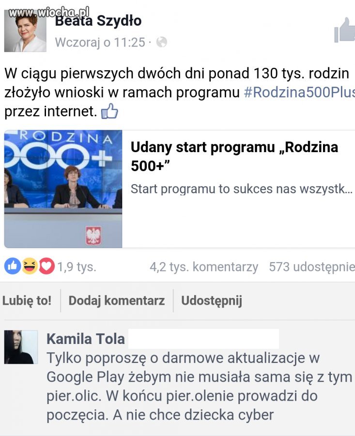 Idiotka bez szkoły z zachodniopomorskiego