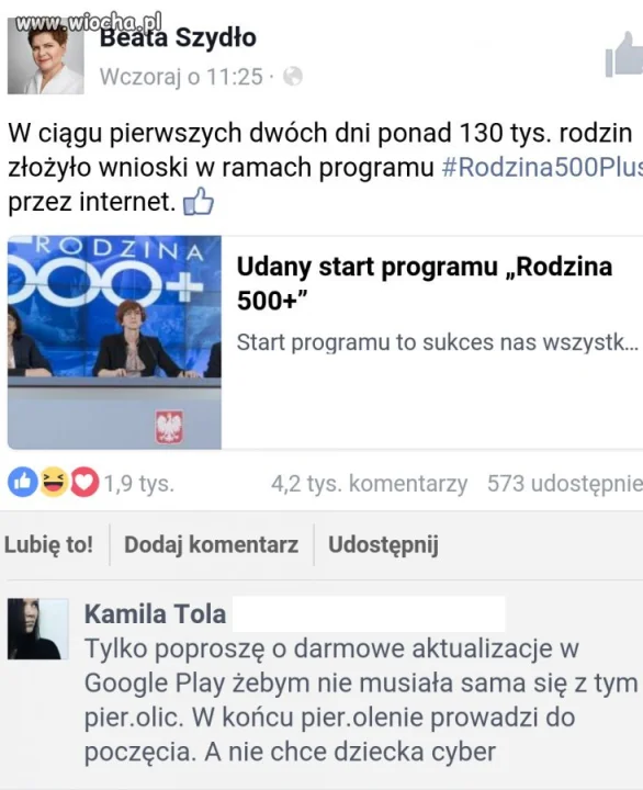 Idiotka bez szkoły z zachodniopomorskiego