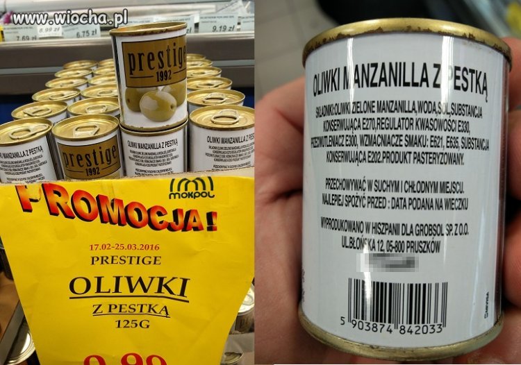 Niby zwykłe oliwki w puszce