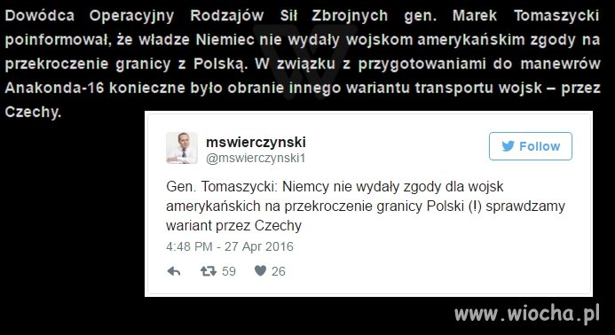 Władze Niemiec odmówiły wojskom USA 